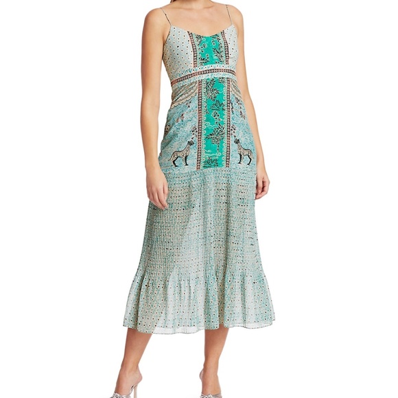 Saloni Veronica Silk Crepe de Chine Dress - Picture 1 of 6